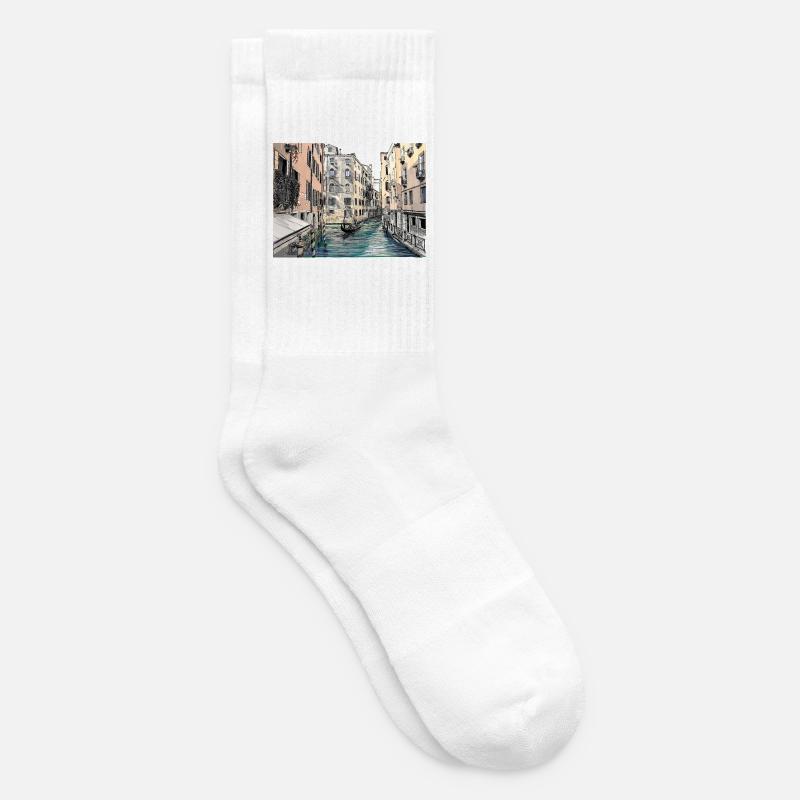 Venedig - Tennissocken - Weiß