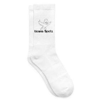 kloana Spotz-kleiner Spatz,Österreichische Dialekt - Tennissocken - Weiß - Rechts
