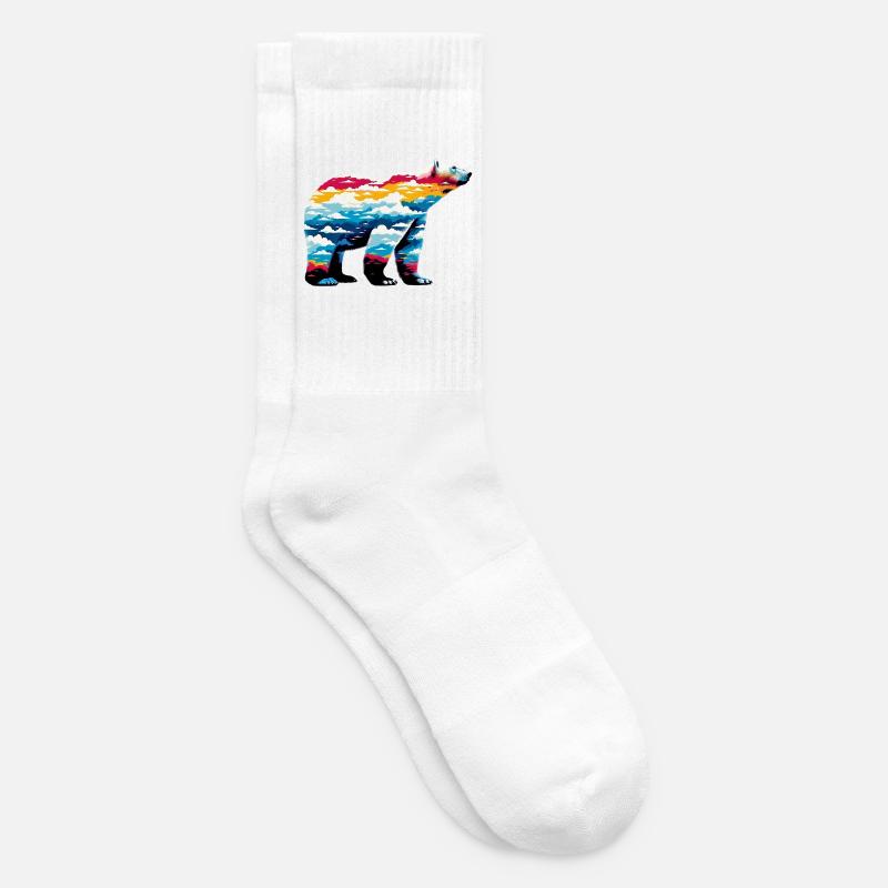 Eisbär - Tennissocken - Weiß