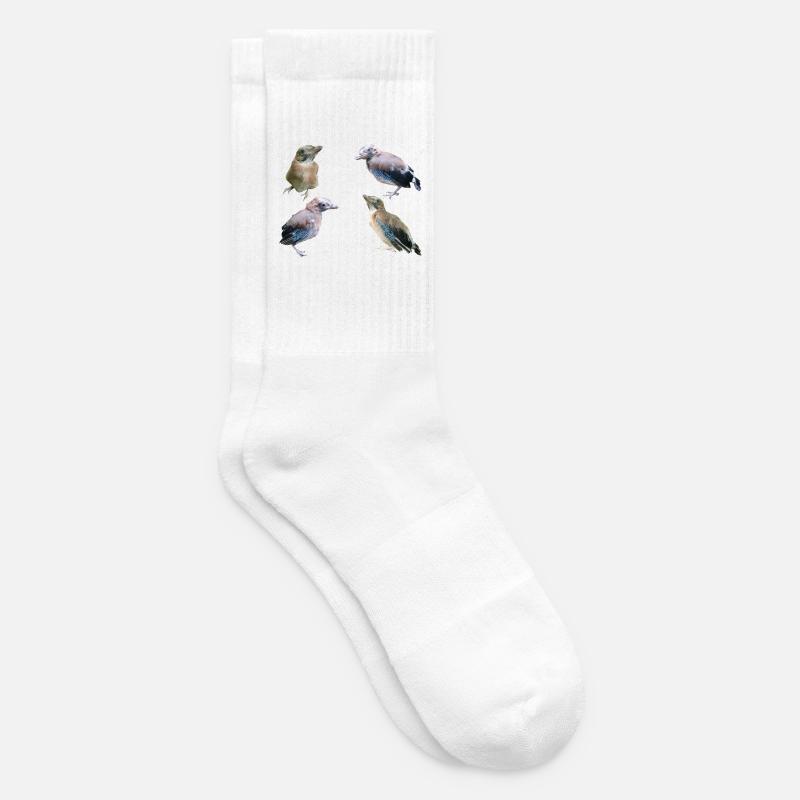 Jay Young Birds - Tennis socks - white