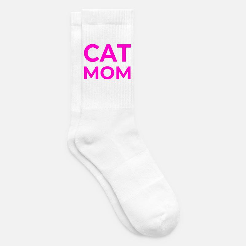 Katzen - Tennissocken - Weiß