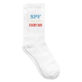 Spf Kultur Identität Hautpflege Humor - Tennissocken - Weiß - Rechts