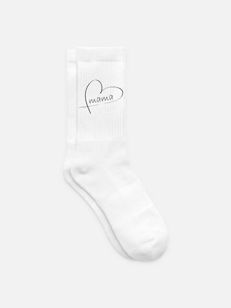 Mama - Tennissocken - Weiß