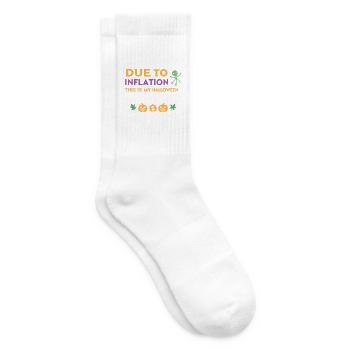 Kostüm-Halloween-Inflation - Tennissocken - Weiß - Rechts