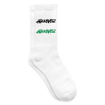 Hanover Double Graffiti Style - Tennis socks - white - Right