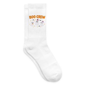 Boo Crew Halloween Drei Geister - Tennissocken - Weiß - Rechts
