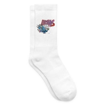 Wozu ein Ding beenden …? - Tennissocken - Weiß - Rechts