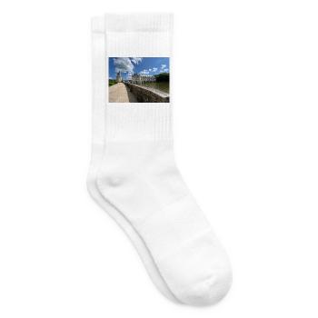 Burg von Chenonceau - Tennissocken - Weiß - Rechts