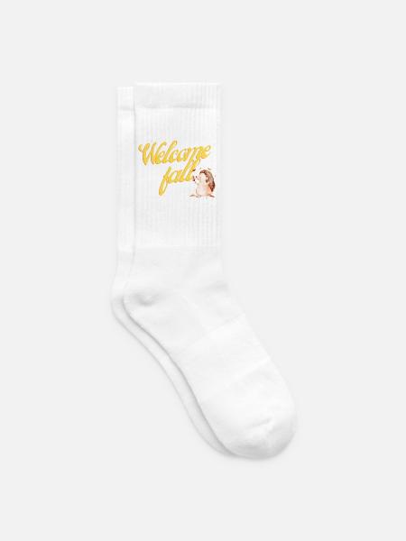 Willkommen im Herbst - Tennissocken - Weiß