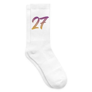 27 - Tennissocken - Weiß - Rechts