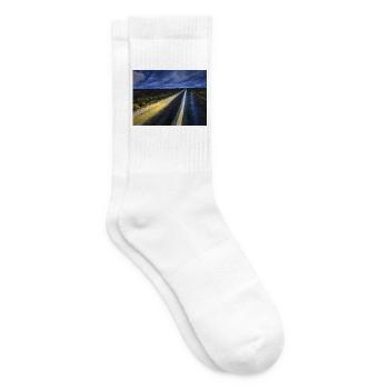 Endloser Weg - Tennissocken - Weiß - Rechts