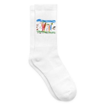Kindertraum Gartenzauber - Tennissocken - Weiß - Rechts