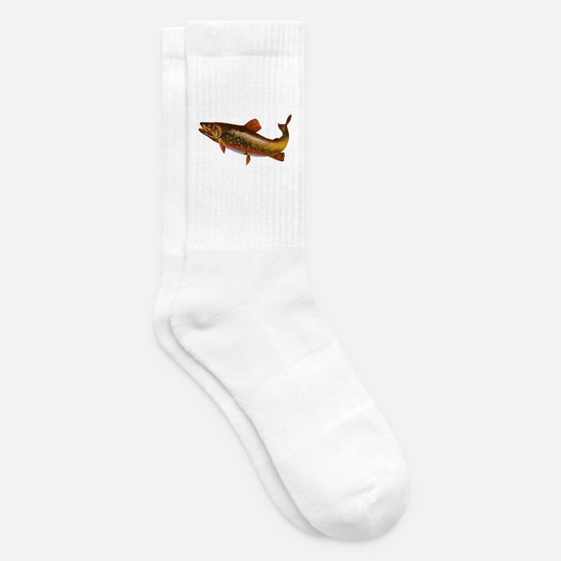 Fisch - Tennissocken - Weiß