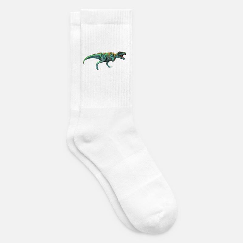 Dinosaur - Tennis socks - white