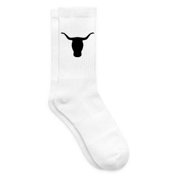 Stierkopf - Tennissocken - Weiß - Rechts