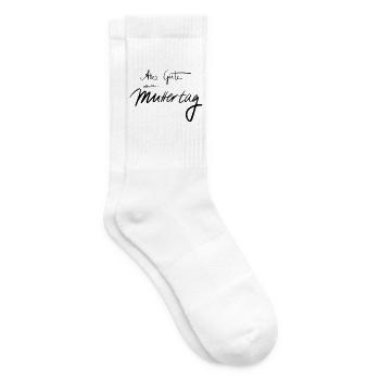 Bonne fête des mères - Chaussettes de tennis - blanc - Droite