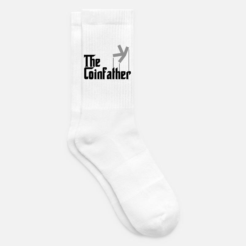 Kaspa KAS Crypto - Tennissocken - Weiß