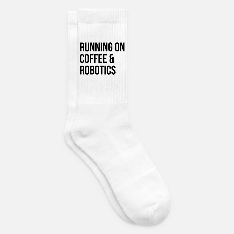 Robotertechnik - Tennissocken - Weiß