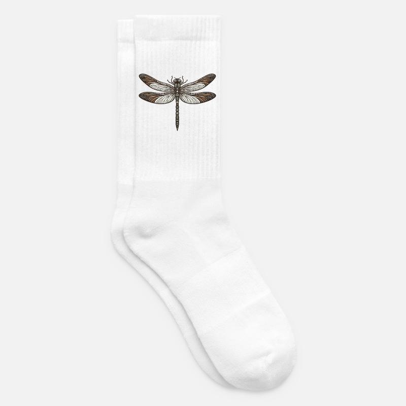 Libelle - Tennissocken - Weiß