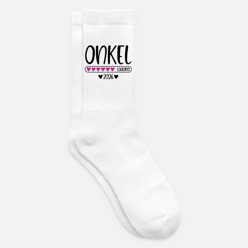 Onkel 2026 loading - Tennissocken - Weiß