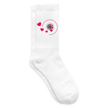 Love - Tennissocken - Weiß - Rechts
