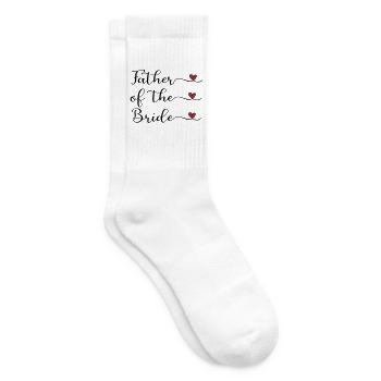 Vater der Braut - Tennissocken - Weiß - Rechts