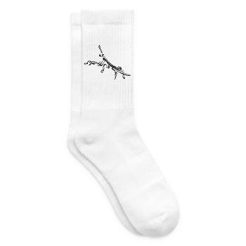 Black Locust – Insect Illustration - Tennis socks - white - Right