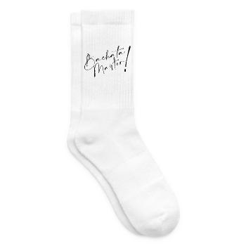 Bachata - Tennis socks - white - Right