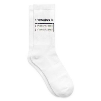 47 Procesów w Tle - Tennissocken - Weiß - Rechts