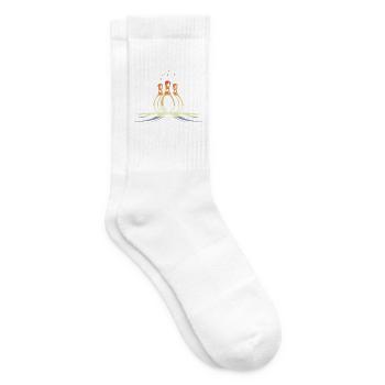 Bowling Vintage - Tennissocken - Weiß - Rechts