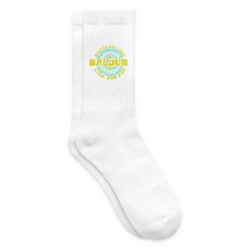 Baldur Bester Kollege Vintage Logo - Tennissocken - Weiß - Rechts