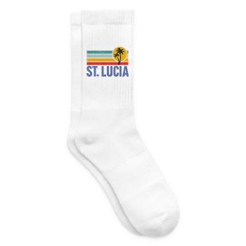 St. Lucia - Karibik Insel - Sommer - Sonne - Stran - Tennissocken - Weiß - Rechts