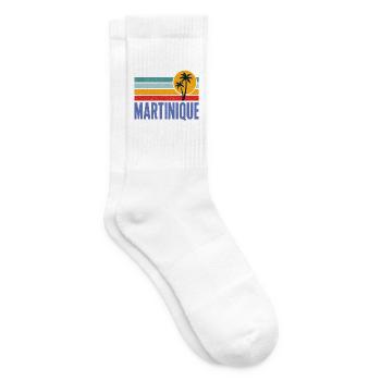Martinique - Karibik - Insel - Frankreich - France - Tennissocken - Weiß - Rechts