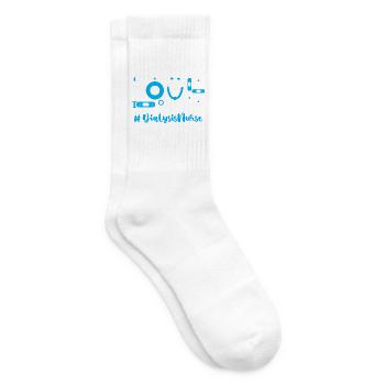 Dialyse Krankenschwester - Tennissocken - Weiß - Rechts