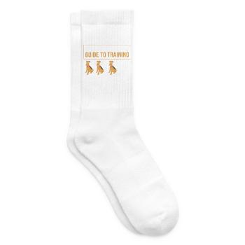 Airedale Terrier - Tennissocken - Weiß - Rechts