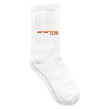 Rage Bait Club Ragebait Jugendwort 2026 Spruch - Tennissocken - Weiß - Rechts