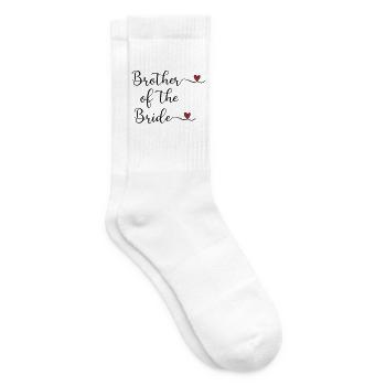 Bruder der Braut - Tennissocken - Weiß - Rechts