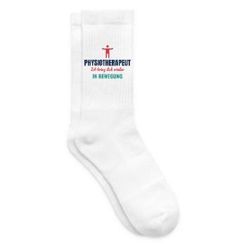 Physiotherapeut – Ich bring dich in Bewegung - Tennissocken - Weiß - Rechts