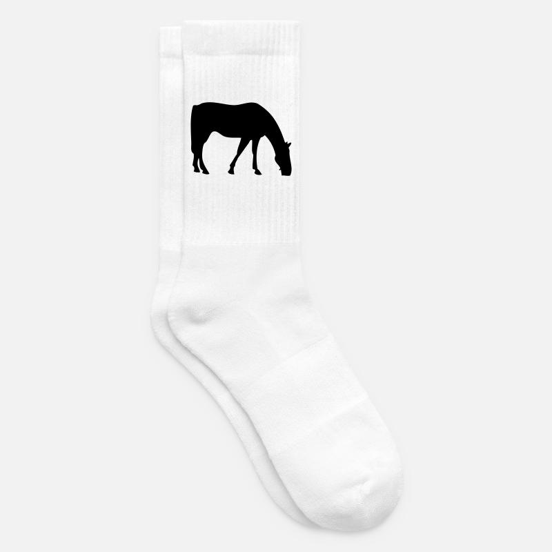 Cheval - Chaussettes de tennis - blanc