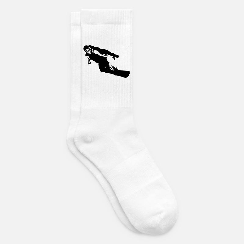 snowboarder - Chaussettes de tennis - blanc
