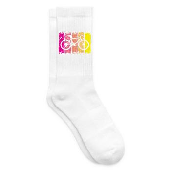 Fahrrad - Tennissocken - Weiß - Rechts