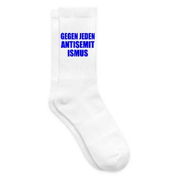 Gegen jeden antisemitismus - Tennissocken - Weiß - Rechts
