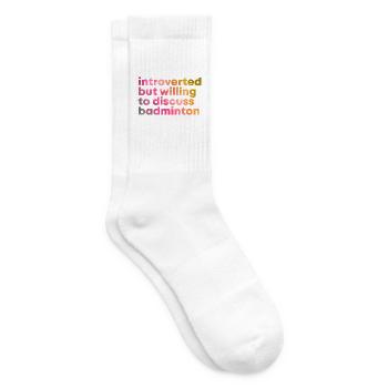 Badminton - Tennis socks - white - Right