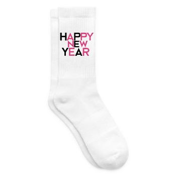 Bonne Année #2 - Chaussettes de tennis - blanc - Droite