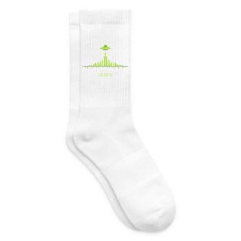 Anomaly detected: UAP UFO signal at 1.6 GHz - Tennis socks - white - Right