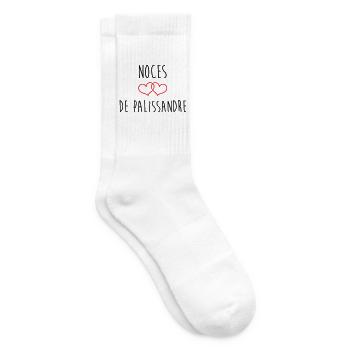 Rosewood Wedding 65 Years Union - Tennis socks - white - Right