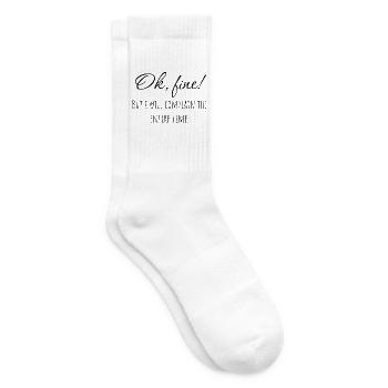 Ok, fine! But i will complain the entire time. - Tennis socks - white - Right