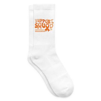 Unterstützungseinheit – Leukämie-Bewusstseinskämpfer - Tennissocken - Weiß - Rechts