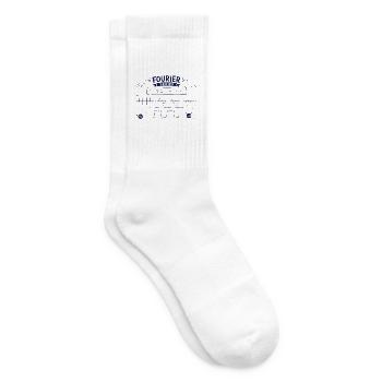 Fourier-Serie - Tennissocken - Weiß - Rechts