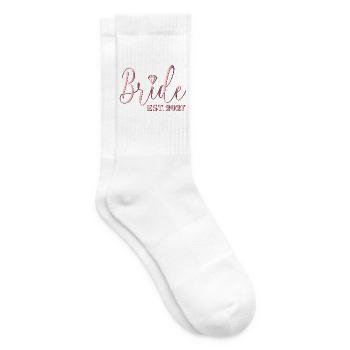 Hochzeitsbraut 2027 - Tennissocken - Weiß - Rechts